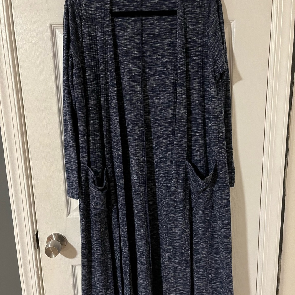 Lularoe medium blue duster